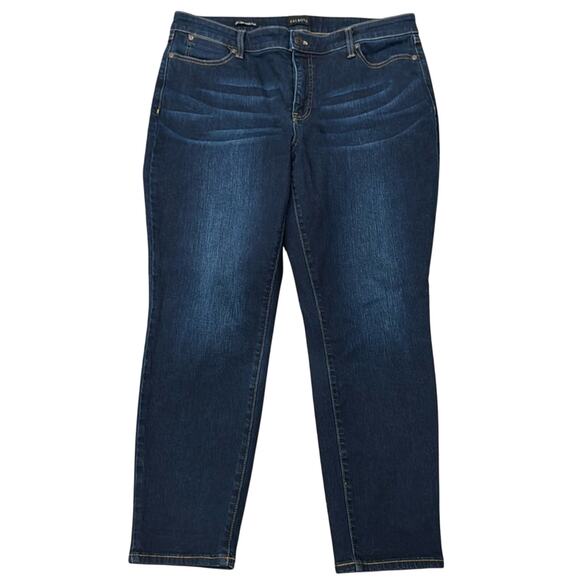 Talbots Women's Slim Ankle Jeans Dark Wash Size 14P - Picture 2 of 10